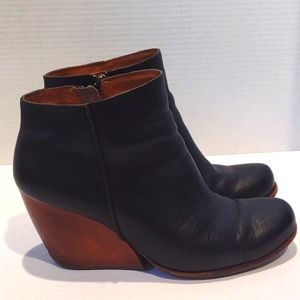 Kork-ease chunky heel ankle boots